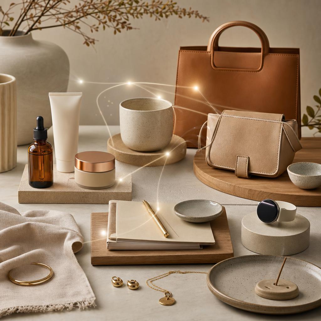 AI-curated shopping editorial image